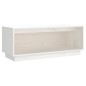 vidaXL Mueble de TV de madera maciza de pino blanco 90x35x35 cm vidaXL Mueble de TV de madera maciza de pino blanco 90x35x35 cm