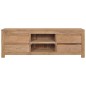 vidaXL Mueble para TV de teca maciza 115x30x40 cm