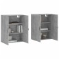 vidaXL Armarios de pared 2 uds madera de ingeniería gris hormigón vidaXL Armarios de pared 2 uds madera de ingeniería gris hormigón
