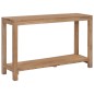 vidaXL Mesa consola de madera maciza de teca 120x35x75 cm vidaXL Mesa consola de madera maciza de teca 120x35x75 cm