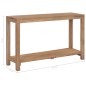 vidaXL Mesa consola de madera maciza de teca 120x35x75 cm vidaXL Mesa consola de madera maciza de teca 120x35x75 cm