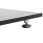 vidaXL Soportes altavoz vidrio templado diseño 2 pilares negro 2 uds vidaXL Soportes altavoz vidrio templado diseño 2 pilares negro 2 uds