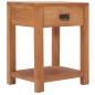 vidaXL Mesita de noche de madera maciza de teca 35x35x50 cm vidaXL Mesita de noche de madera maciza de teca 35x35x50 cm