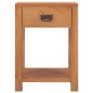 vidaXL Mesita de noche de madera maciza de teca 35x35x50 cm vidaXL Mesita de noche de madera maciza de teca 35x35x50 cm