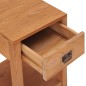 vidaXL Mesita de noche de madera maciza de teca 35x35x50 cm vidaXL Mesita de noche de madera maciza de teca 35x35x50 cm