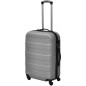 vidaXL Juego de maletas trolley rígidas 3 pzas plateado 45,5/55/66 cm vidaXL Juego de maletas trolley rígidas 3 pzas plateado 45,5/55/66 cm