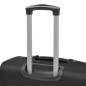 vidaXL Juego de 3 maletas blandas negro vidaXL Juego de 3 maletas blandas negro