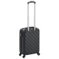 vidaXL Maleta con ruedas trolley rígida negra ABS vidaXL Maleta con ruedas trolley rígida negra ABS