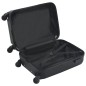 vidaXL Maleta con ruedas trolley rígida negra ABS vidaXL Maleta con ruedas trolley rígida negra ABS