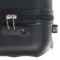 vidaXL Maleta con ruedas trolley rígida negra ABS vidaXL Maleta con ruedas trolley rígida negra ABS