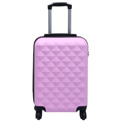 vidaXL Maleta rígida con ruedas ABS rosa