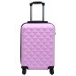 vidaXL Maleta rígida con ruedas ABS rosa vidaXL Maleta rígida con ruedas ABS rosa