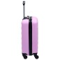 vidaXL Maleta rígida con ruedas ABS rosa vidaXL Maleta rígida con ruedas ABS rosa