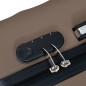 vidaXL Juego de maletas rígidas con ruedas 2 piezas ABS marrón vidaXL Juego de maletas rígidas con ruedas 2 piezas ABS marrón