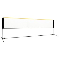 vidaXL Red de bádminton ajustable metal 500x103x94-158 cm