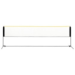 vidaXL Red de bádminton ajustable metal 500x103x94-158 cm