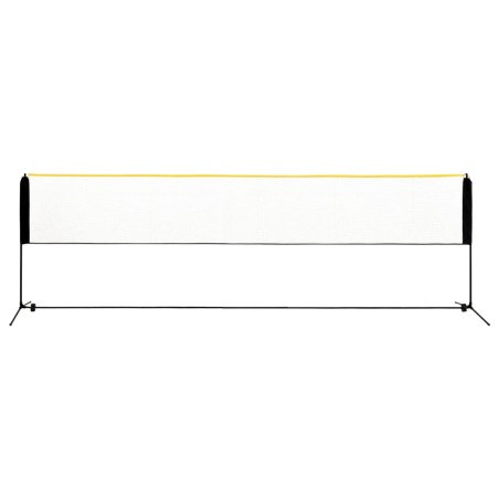 vidaXL Red de bádminton ajustable metal 500x103x94-158 cm