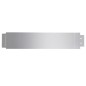 vidaXL Cercas para el césped 5 piezas acero galvanizado 100x20 cm 