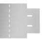 vidaXL Cercas para el césped 5 piezas acero galvanizado 100x20 cm 