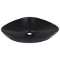 vidaXL Lavabo 58,5x39x14 cm cerámica negro vidaXL Lavabo 58,5x39x14 cm cerámica negro