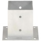 vidaXL Anclajes para postes 4 unidades metal galvanizado 121 mm vidaXL Anclajes para postes 4 unidades metal galvanizado 121 mm