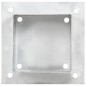 vidaXL Anclajes para postes 4 unidades metal galvanizado 121 mm vidaXL Anclajes para postes 4 unidades metal galvanizado 121 mm