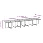 vidaXL Set de muebles jardín 17 pzas con cojines ratán sintético negro vidaXL Set de muebles jardín 17 pzas con cojines ratán sintético negro