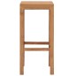 vidaXL Taburetes de barra de cocina 4 unidades madera maciza de teca vidaXL Taburetes de barra de cocina 4 unidades madera maciza de teca