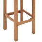 vidaXL Taburetes de barra de cocina 4 unidades madera maciza de teca vidaXL Taburetes de barra de cocina 4 unidades madera maciza de teca