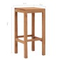 vidaXL Taburetes de barra de cocina 4 unidades madera maciza de teca vidaXL Taburetes de barra de cocina 4 unidades madera maciza de teca