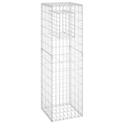 vidaXL Cesta poste de gaviones de hierro 40x40x140 cm