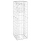 vidaXL Cesta poste de gaviones de hierro 40x40x140 cm vidaXL Cesta poste de gaviones de hierro 40x40x140 cm