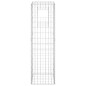 vidaXL Cesta poste de gaviones de hierro 40x40x140 cm vidaXL Cesta poste de gaviones de hierro 40x40x140 cm