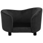 vidaXL Sofá para perros felpa negro 69x49x40 cm vidaXL Sofá para perros felpa negro 69x49x40 cm