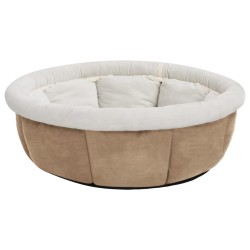 vidaXL Cama para perros beige 59x59x24 cm
