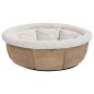 vidaXL Cama para perros beige 59x59x24 cm vidaXL Cama para perros beige 59x59x24 cm