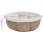 vidaXL Cama para perros beige 59x59x24 cm vidaXL Cama para perros beige 59x59x24 cm