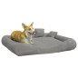 vidaXL Cojín para perros con almohadas tela oxford gris 115x100x20 cm vidaXL Cojín para perros con almohadas tela oxford gris 115x100x20 cm