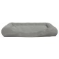 vidaXL Cojín para perros con almohadas tela oxford gris 115x100x20 cm vidaXL Cojín para perros con almohadas tela oxford gris 115x100x20 cm