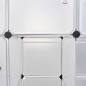 vidaXL Armario modular con 14 compartimentos blanco 37x146x180,5 cm vidaXL Armario modular con 14 compartimentos blanco 37x146x180,5 cm