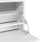vidaXL Banco zapatero blanco 80x24x45 cm vidaXL Banco zapatero blanco 80x24x45 cm