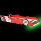 vidaXL Cama infantil con forma de coche carreras y LED 90x200 cm roja vidaXL Cama infantil con forma de coche carreras y LED 90x200 cm roja