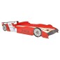 vidaXL Cama infantil con forma de coche carreras y LED 90x200 cm roja vidaXL Cama infantil con forma de coche carreras y LED 90x200 cm roja