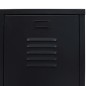 vidaXL Armario metálico de estilo industrial 67x35x107 cm negro vidaXL Armario metálico de estilo industrial 67x35x107 cm negro