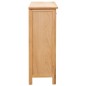 vidaXL Mueble botellero de madera maciza de roble 72x32x90 cm