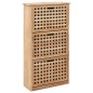 vidaXL Mueble zapatero de madera maciza de nogal 55x20x104 cm vidaXL Mueble zapatero de madera maciza de nogal 55x20x104 cm
