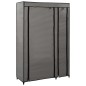 vidaXL Armarios plegables 2 unidades de tela gris 110x45x175 cm vidaXL Armarios plegables 2 unidades de tela gris 110x45x175 cm