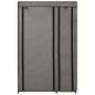 vidaXL Armarios plegables 2 unidades de tela gris 110x45x175 cm vidaXL Armarios plegables 2 unidades de tela gris 110x45x175 cm