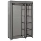 vidaXL Armarios plegables 2 unidades de tela gris 110x45x175 cm vidaXL Armarios plegables 2 unidades de tela gris 110x45x175 cm