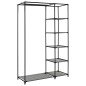 vidaXL Armarios plegables 2 unidades de tela gris 110x45x175 cm vidaXL Armarios plegables 2 unidades de tela gris 110x45x175 cm